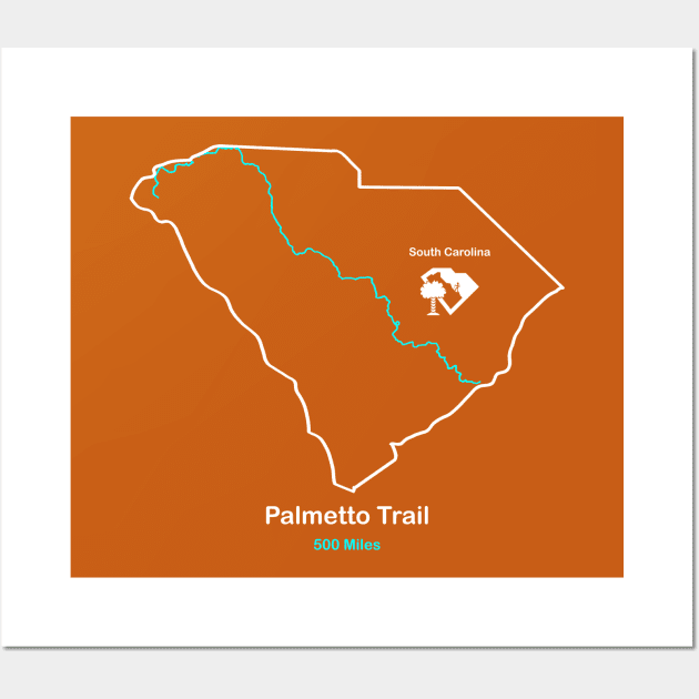 Palmetto Trail in South Carolina Wall Art by numpdog